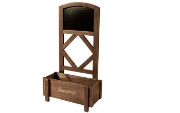 ΖΑΡΝΤΙΝΙΕΡΑ ΜΕ ΠΛΑΤΗ/ΠΙΝΑΚΑ ΚΑΦΕ ΧΡΩΜΑ