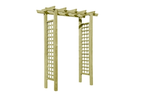 ΠΕΡΓΚΟΛΑ-ΕΙΣΟΔΟΣ ΙΣΙΑ ΜΕ ΠΛΑΪΝΑ ΠΑΝΕΛ  7,0x7,0cm